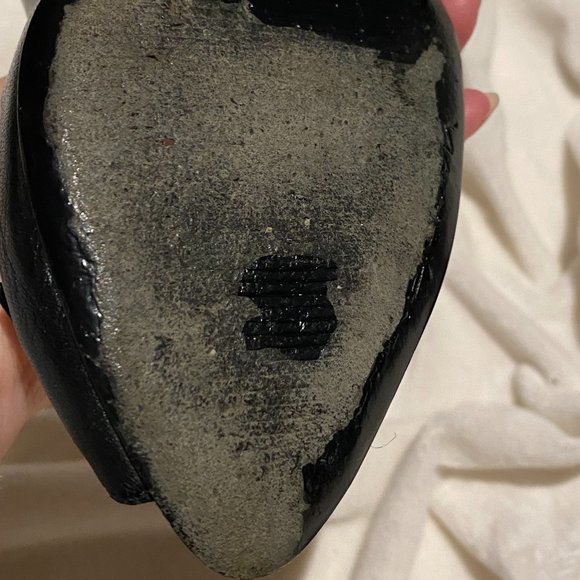 Via Spia black peep-toe pump - sz 7.5 - Picture 9 of 12